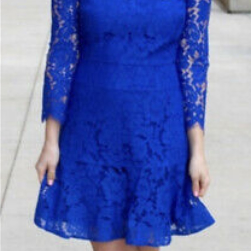 J. Crew cobalt blue lace dress - size 4